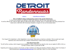 Tablet Screenshot of detroitrandonneurs.org